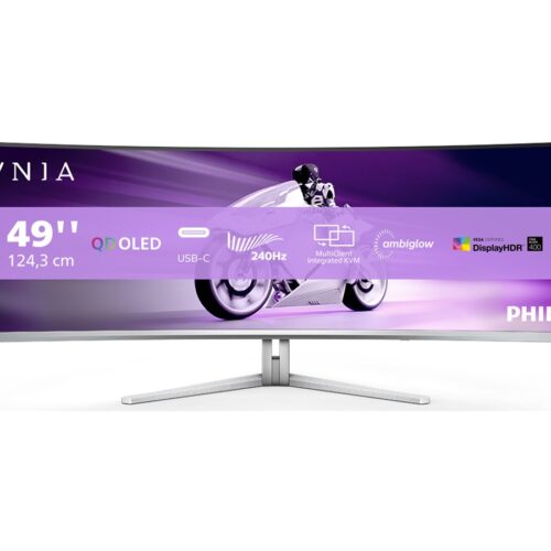 PHILIPS 49M2C8900/00 49p 5120×1440 Gaming Monitor OLED 32:9 0.03ms 2xHDMI DP USB