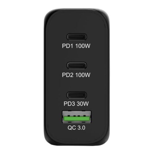 PORT DESIGNS 120W Gan Charger USB-C & USB-A Gallium Nitride Gan Technology More Efficient Smaller Lighter And Less Energy Consuming