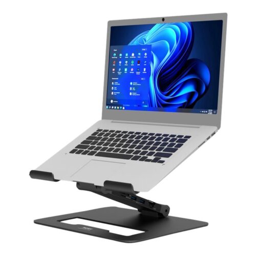 PORT DESIGNS 2in1 Docking Station with Integrated Notebook Stand Stand for Notebooks from 10 to 15.6p with USB type C Office