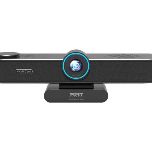 PORT DESIGNS 4K Conference Camera With Autoframing All-In-One Conference Cam Regroups Camera + Microphone + Speaker