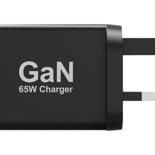 PORT DESIGNS 65W Gan Charger USB-C & USB-A Gallium Nitride Gan Technology More Efficient Smaller Lighter And Less Energy Consuming