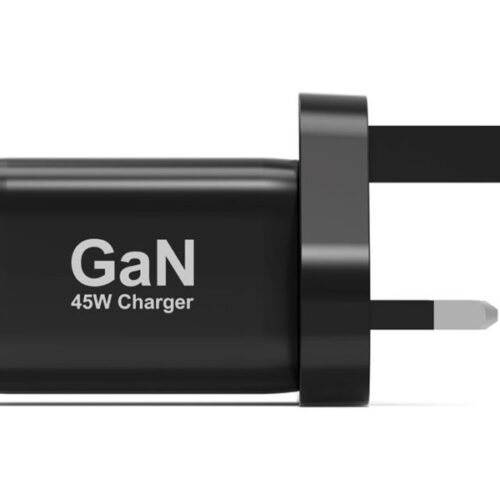 PORT DESIGNS 65W Gan Charger USB-C & USB-A Gallium Nitride Gan Technology More Efficient Smaller Lighter And Less Energy Consuming