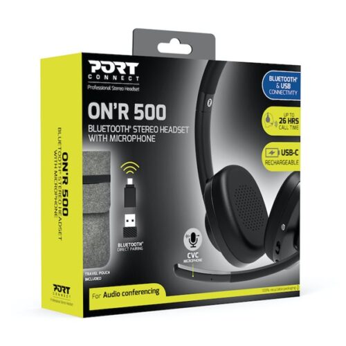 PORT DESIGNS Binaural Headset Bluetooth – Pro