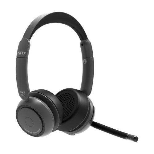 PORT DESIGNS Binaural Headset Bluetooth With Base – Pro