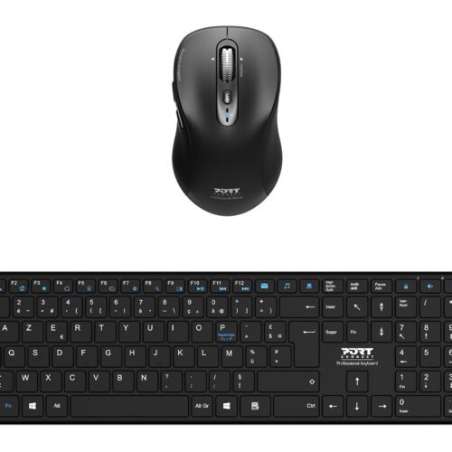PORT DESIGNS Bluetooth Keyboard & Mouse pack Bundle 900903R + 900707