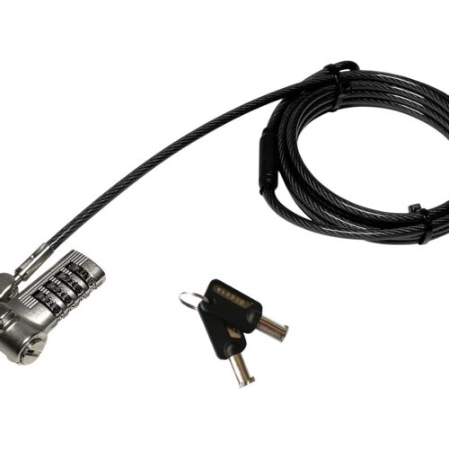 PORT DESIGNS Combinaison Switchable Security Cable Lock All in one K-Lock/Noble Wedge/Nano