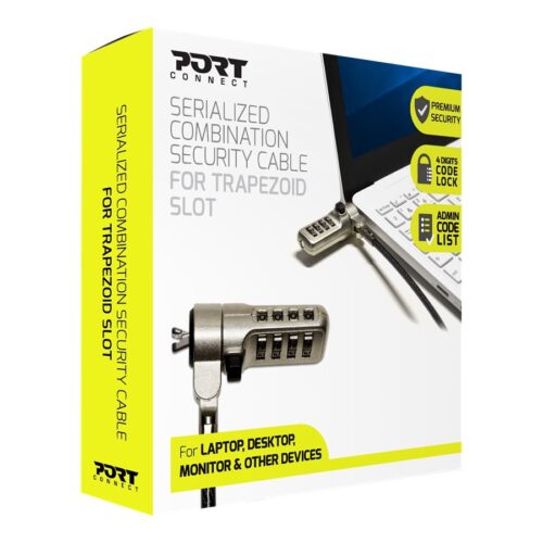 PORT DESIGNS Combination Serialisee par Cable de Securite Noble Pack 25