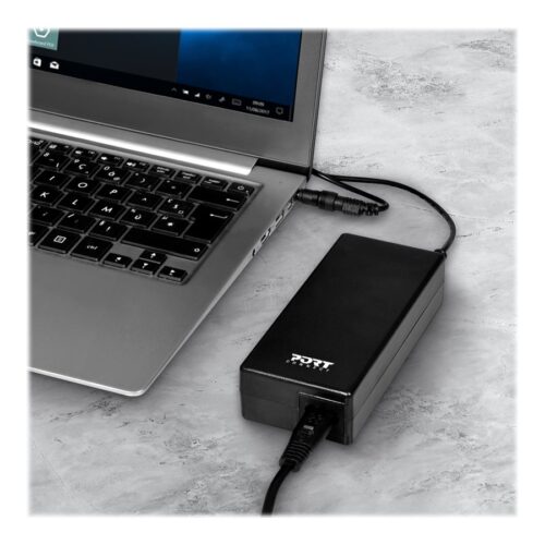 PORT DESIGNS Compatible with ACER and TOSHIBA notebooks EU Plug 65W power supply for notebooks up to 90W