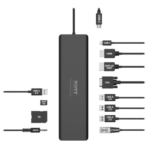 PORT DESIGNS Docking Type C TRAVEL 1x 4K Pro