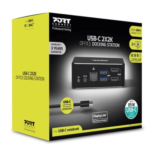 PORT DESIGNS docking universal OFFICE 2 X 2K – EU