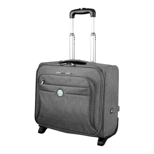 PORT DESIGNS Eco Trolley Made from Recycled Materials Mono Compartment Clamshell Trolley Padded 15.6p Laptop Compartment