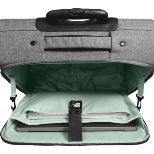 PORT DESIGNS Eco Trolley Made from Recycled Materials Mono Compartment Clamshell Trolley Padded 15.6p Laptop Compartment