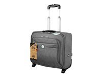 PORT DESIGNS Eco Trolley Made from Recycled Materials Mono Compartment Clamshell Trolley Padded 15.6p Laptop Compartment