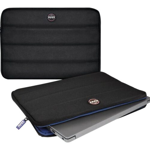 PORT DESIGNS Essential Padded Laptop Sleeve For notebooks up to 15.6p Full padded structure with 7mm foam panels for