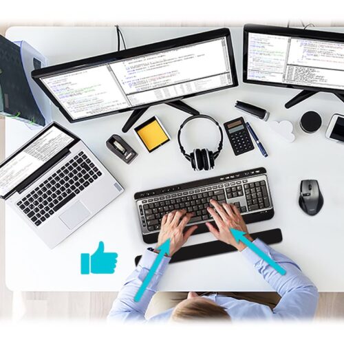 PORT DESIGNS Keyboard Pad Ergonomic Gel