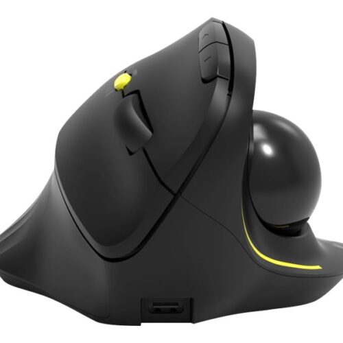 PORT DESIGNS Mouse Ergonomic Rechargable Bluetooth Track Black