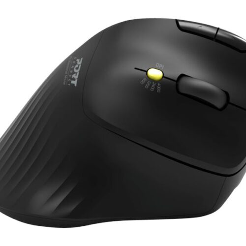 PORT DESIGNS Mouse Ergonomic Rechargable Bluetooth Track Black