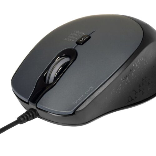 PORT DESIGNS Mouse Office Pro Silent Wired – Black
