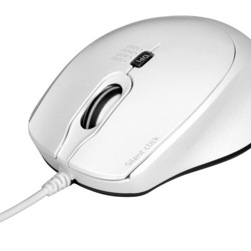 PORT DESIGNS Mouse Office Pro Silent Wired – White