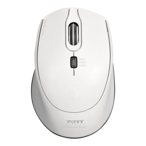 PORT DESIGNS Mouse Office Pro Silent Wireless – White