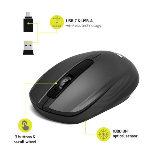 PORT DESIGNS Mouse Wireless Budget Retail