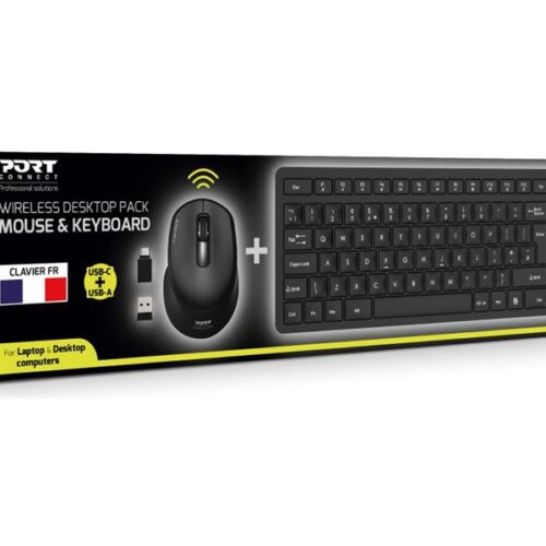 PORT DESIGNS Pack Keyboard + Mouse Medium Wireless