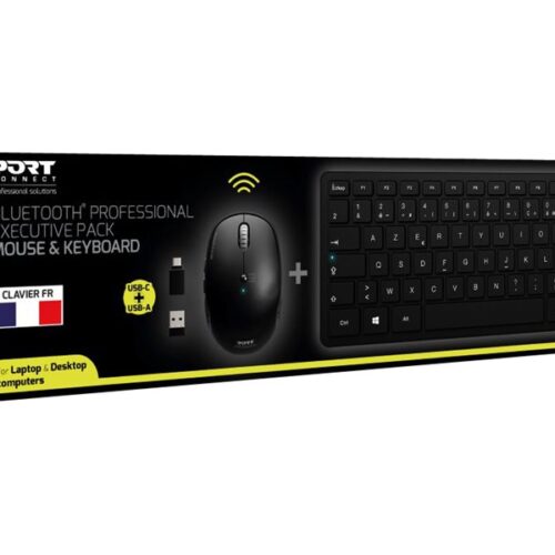 PORT DESIGNS Pack Keyboard + Mouse Office Pro Bluetooth (FR)