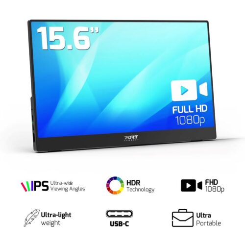 PORT DESIGNS Portable Monitor 15.6p FHD Non Touch