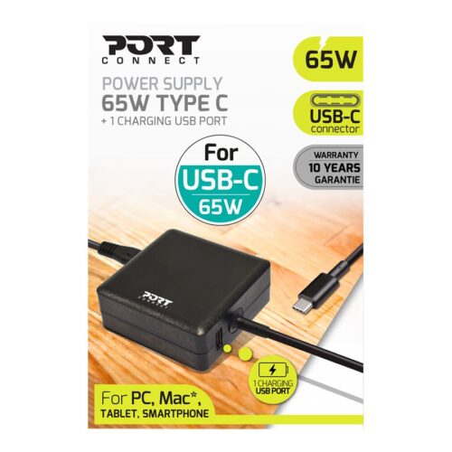 PORT DESIGNS POWER SUPPLY 65W TYPE C