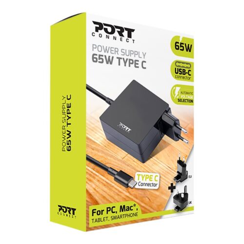 PORT DESIGNS POWER SUPPLY 65W TYPE C