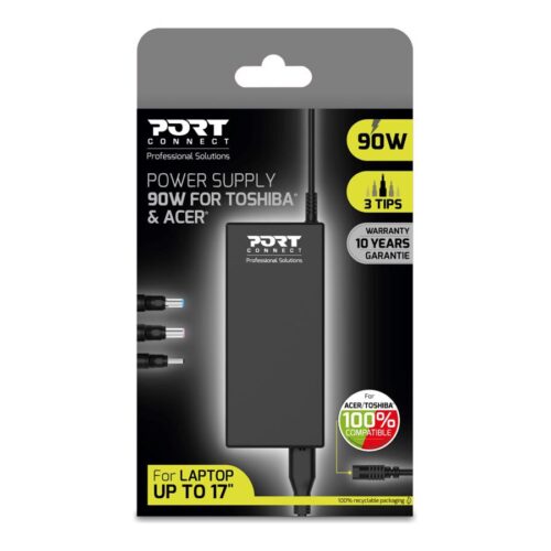 PORT DESIGNS POWER SUPPLY 90 W – ACER/TOSHIBA –  EU