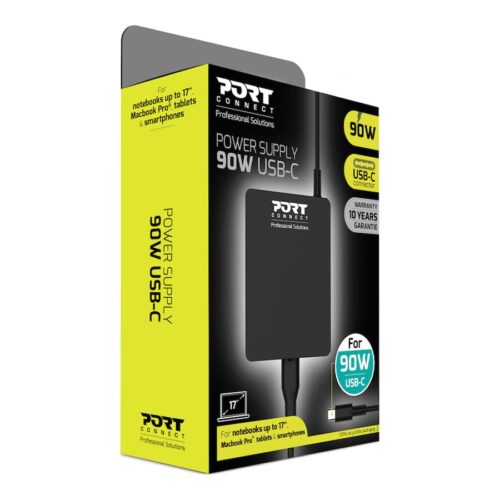 PORT DESIGNS power supply 90W – TYPE C – UK