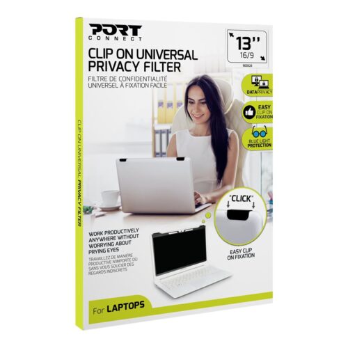 PORT DESIGNS Privacy Filter 2D 15.6p 16/9 CLIP ON