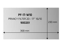 PORT DESIGNS PRIVACY FILTER 2D 17p 16/10 368×230