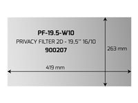 PORT DESIGNS PRIVACY FILTER 2D 19.5p 16/10 419×263