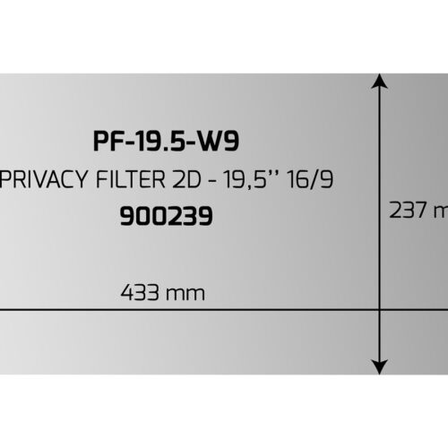 PORT DESIGNS PRIVACY FILTER 2D 19.5p 16/9 433×237