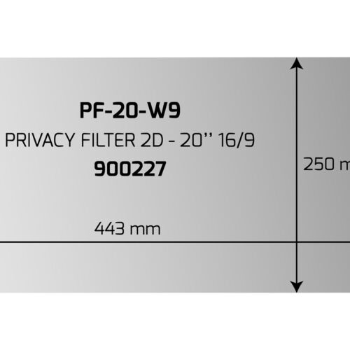 PORT DESIGNS PRIVACY FILTER 2D 20p 16/9 443×250