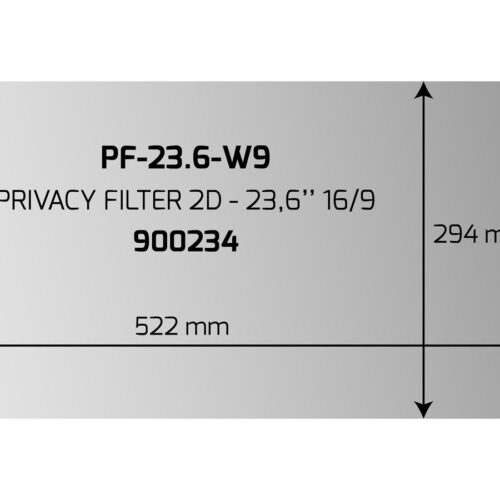 PORT DESIGNS PRIVACY FILTER 2D 23.6p 16/9 522×294