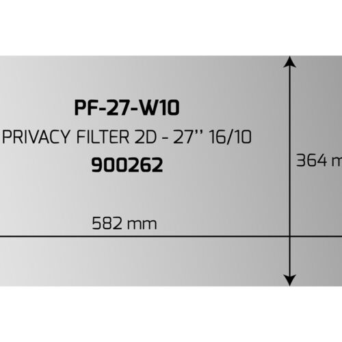 PORT DESIGNS PRIVACY FILTER 2D 27p 16/10 582×364