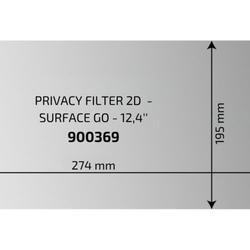 PORT DESIGNS Privacy Filter 2D Surface Go 12.4p 274×195