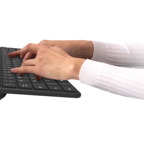 PORT DESIGNS Rechargeable Bluetooth Keyboard Ultra Slim and Elegant Design Rechargeable Battery 10meters Bluetooth range Compatible
