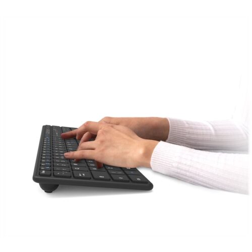 PORT DESIGNS Rechargeable Bluetooth Keyboard Ultra Slim and Elegant Design Rechargeable Battery 10meters Bluetooth range Compatible