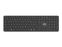 PORT DESIGNS Rechargeable Bluetooth Keyboard Ultra Slim and Elegant Design Rechargeable Battery 10meters Bluetooth range Compatible