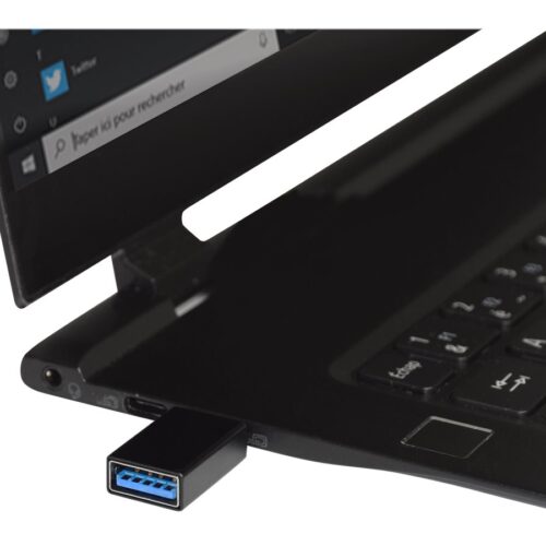 PORT DESIGNS Twin Pack – USB Type C to USB Type A Female Converters