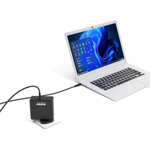 PORT DESIGNS Type C Universal Power Adapter 65W For Macbooks Notebooks Tablets Smartphones Up To 65W Type C Connector