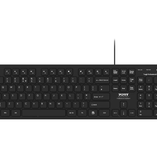 PORT DESIGNS UK Office Keyboard Tough Wired UK