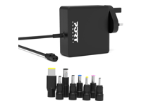 PORT DESIGNS Universal Power Adapter For Notebooks Up To 65W UK Plug 9 Universal Detachable Tips