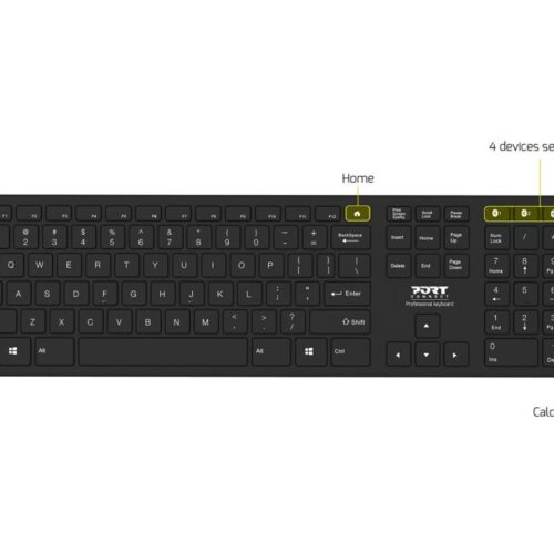 PORT DESIGNS US Keyboard Office Pro Bluetooth US
