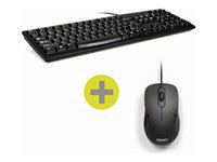 PORT DESIGNS US PACK Keyboard + Mouse Budget Wired US