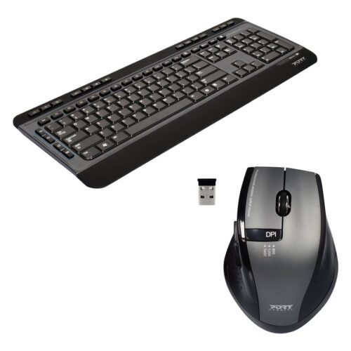 PORT DESIGNS US PACK Keyboard + Mouse Office Wireless US